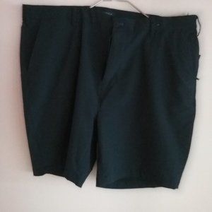 Nautica Mens Navy Nav Tech Regular Fit Flat Front Chino Shorts